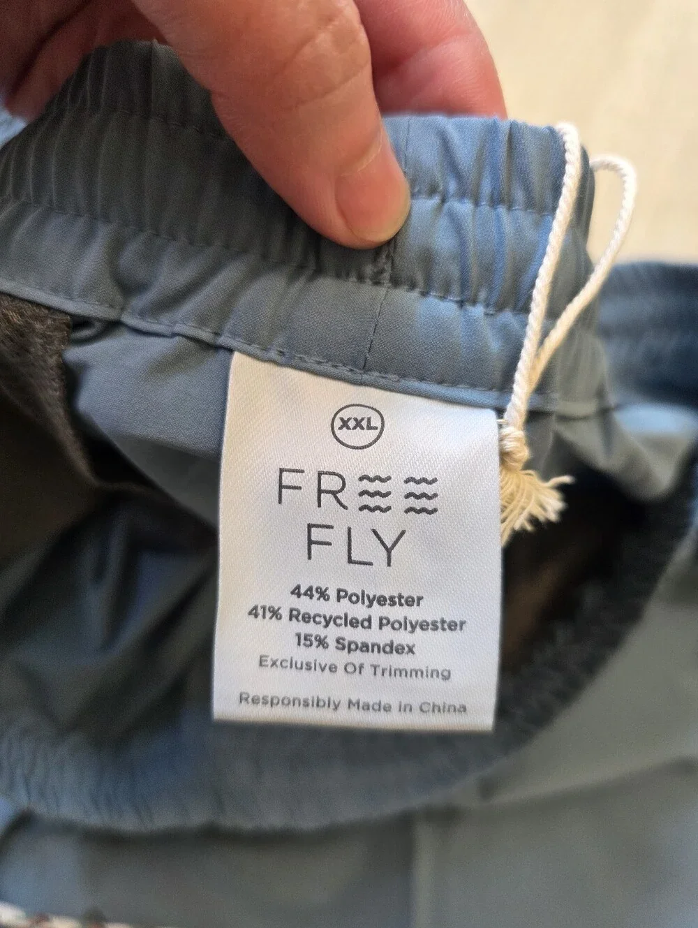 Free Fly Andros Swim Trunks Size XXL Pacific Blue